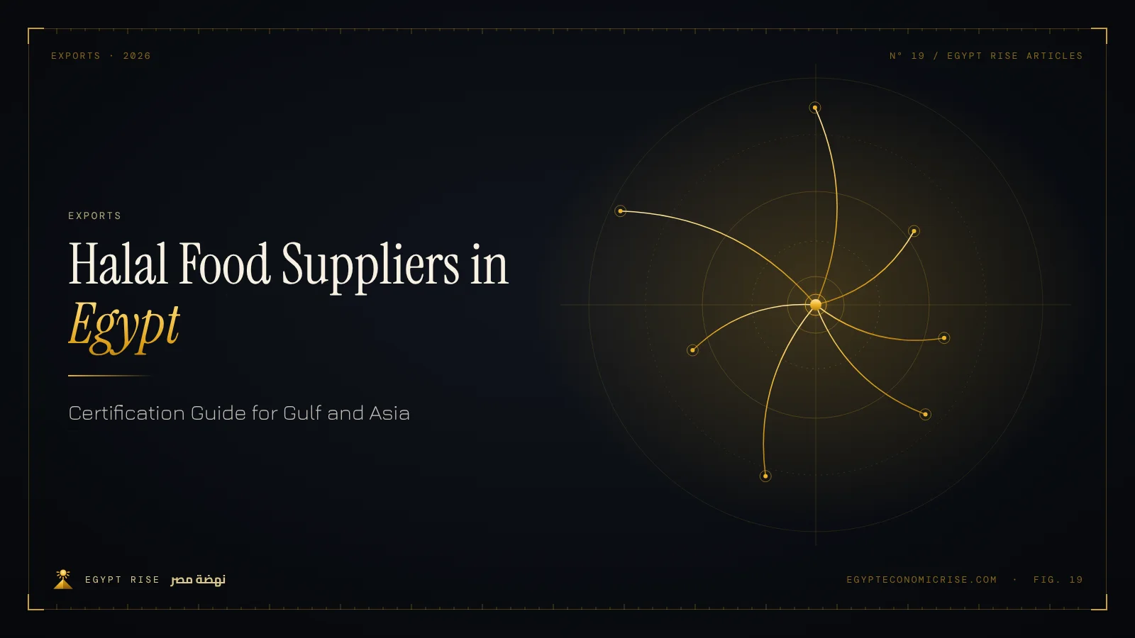 Egyptian packaged food products with halal certification labels ready for export